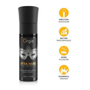 Gel Stimulant XTRA HARD 50ml Noir