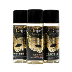 Coffret 3 Huiles de Massage TANTRIC Noir