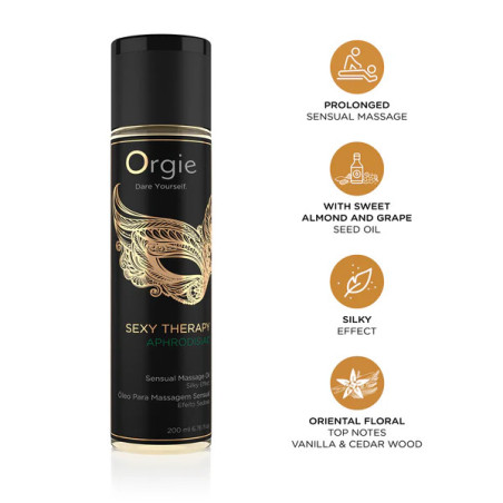 Huile de Massage APHRODISIAC SEXY THERAPY 200ml