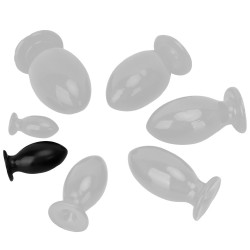 Plug anal RUGBY EGG M 8.5 x 4.5cm 2