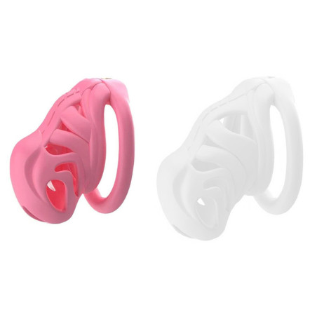 Cage de chasteté ALIAN S Rose de 7 x 3.2 cm