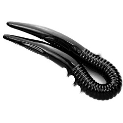 Double Gode long BLACKWORM 75 x 4.5cm 2