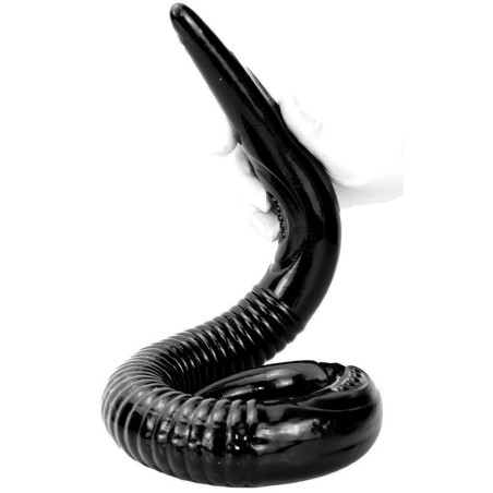 Double Gode long BLACKWORM 75 x 4.5cm