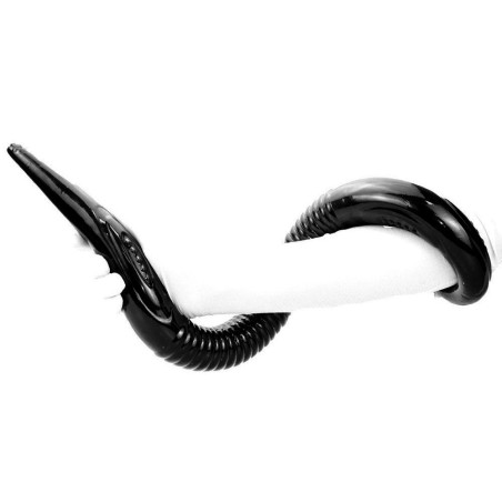 Double Gode long BLACKWORM 75 x 4.5cm