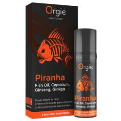 Crème de pénis stimulante PIRANHA 15ml