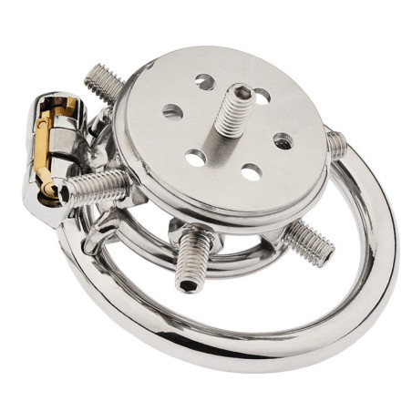 Cage de chasteté en métal RIVOPIKS 3 x 3.3 cm par CockLock