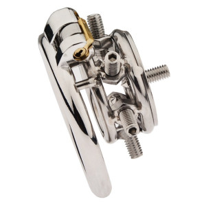 Cage de chasteté en métal RIVOPIKS 3 x 3.3 cm par CockLock