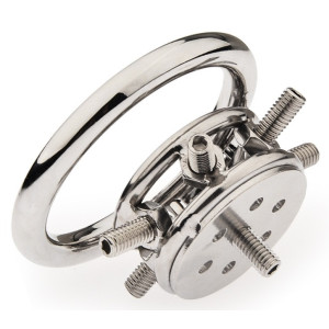 Cage de chasteté en métal RIVOPIKS 3 x 3.3 cm par CockLock