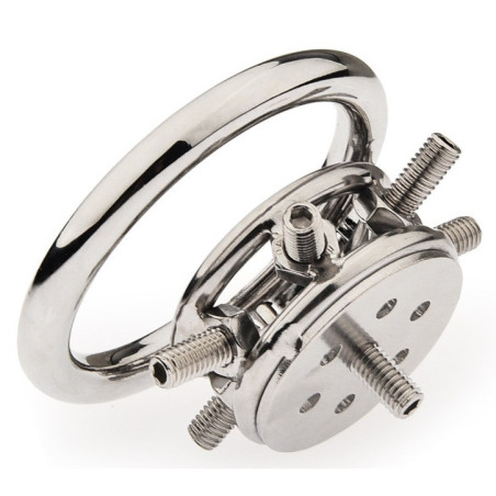 Cage de chasteté en métal RIVOPIKS 3 x 3.3 cm par CockLock