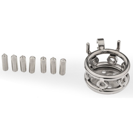Cage de chasteté en métal RIVOPIKS 3 x 3.3 cm par CockLock