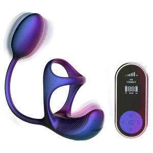 Ballstretcher et œuf vibrant HALO ORBIT 6 x 3 cm de Hueman