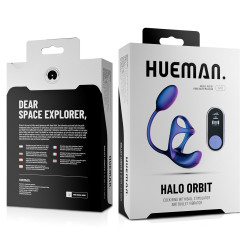 Ballstretcher et œuf vibrant HALO ORBIT 6 x 3 cm de Hueman 2