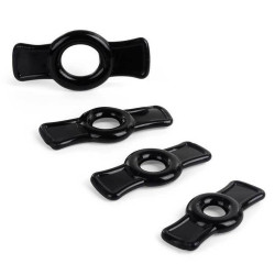 Mini cockrings BOWRING Noirs - Lot de 4 2