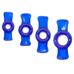 Mini cockrings BOWRING Bleus- Lot de 4