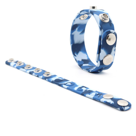 Cockring réglable FORKO Bleu Army