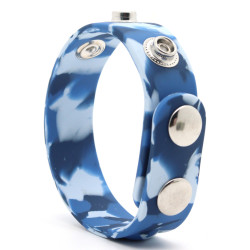 Cockring réglable FORKO Bleu Army 2