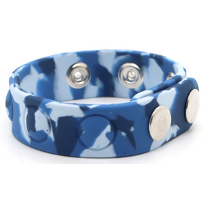 Cockring réglable FORKO Bleu Army