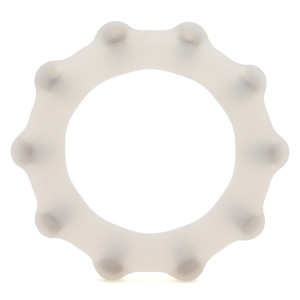 Cockring en silicone ROLLOCK Transparent de 30 mm