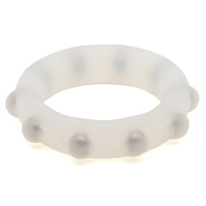 Cockring en silicone ROLLOCK Transparent de 30 mm