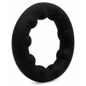 Cockring en silicone ROLLOCK Noir de 30 mm
