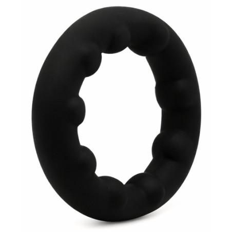 Cockring en silicone ROLLOCK Noir de 30 mm