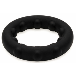 Cockring en silicone ROLLOCK Noir de 30 mm