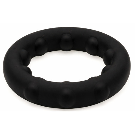 Cockring en silicone ROLLOCK Noir de 30 mm