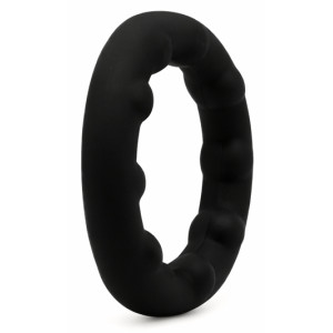 Cockring en silicone ROLLOCK Noir de 30 mm