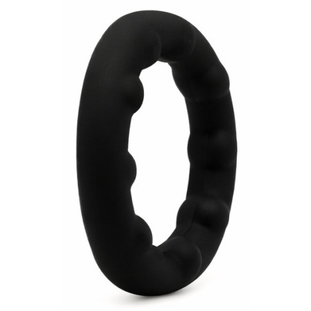 Cockring en silicone ROLLOCK Noir de 30 mm