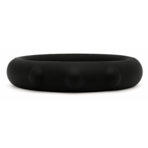 Cockring en silicone ROLLOCK Noir de 30 mm
