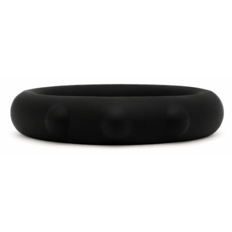 Cockring en silicone ROLLOCK Noir de 30 mm