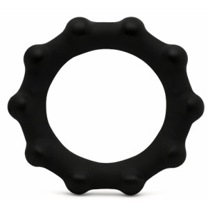 Cockring en silicone ROLLOCK Noir de 30 mm