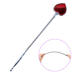 Paddle flexible 39cm+ Plug anal RED HEART 9.5 x 1.3cm Luxury