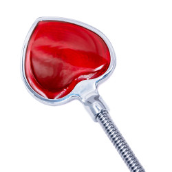 Paddle flexible 41cm + Plug anal SILVER HEART - LuxuryFantasy 2