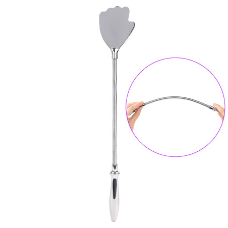 Paddle flexible 42cm + Plug anal SILVER HAND 10 x 2cm