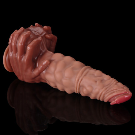 Gode silicone PLITHANDS M 18 x 6.5cm