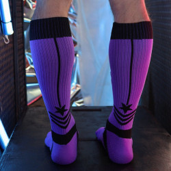 Chaussettes hautes COCKPIT Breedwell Violet 2