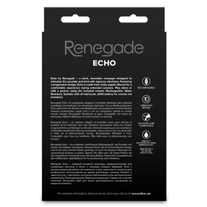 Stimulateur prostatique vibrant ECHO 9 x 3.2cm