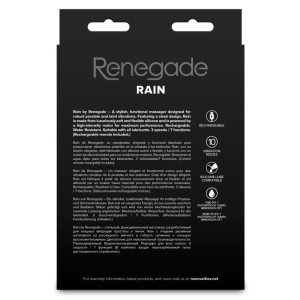 Stimulateur prostatique vibrant RAIN 9 x 3.6cm