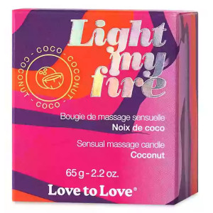 Bougie de Massage LIGHT MY FIRE 65g Noix de coco