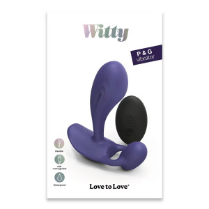 Stimulateur prostatique vibrant WITTY 9 x 3.1cm