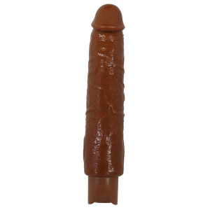 Gode vibrant SOREN Marron 22 x 4.7cm