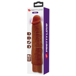 Gode vibrant SOREN Marron 22 x 4.7cm 2