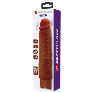 Gode vibrant SOREN Marron 22 x 4.7cm