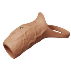 Manchon de pénis EXTIVIBE 10 Vibrations - 9 x 4.5 cm