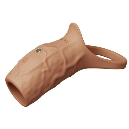 Manchon de pénis EXTIVIBE 10 Vibrations - 9 x 4.5 cm