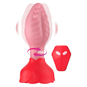 Plug vibrant rotatif ROSY GAP 7.5 x 3.5 cm