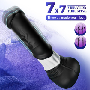Gode vibrant va-et-vient HORSKOR de AnalTech - 22 x 5.2cm