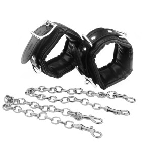 Menottes avec Ballstretcher WRISCOCK S de BDSMaster