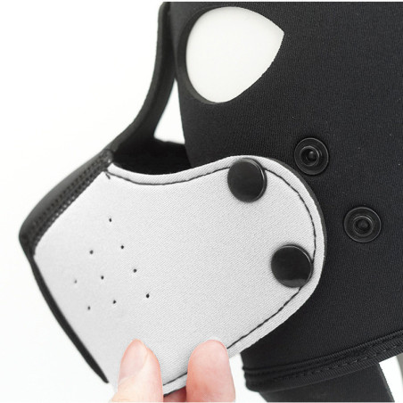 Masque Puppy PETTY DOG Noir et Blanc de Kinky Puppy